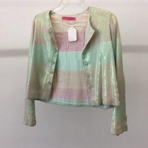 Manoush Sequined Lined Jacket